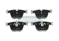 Bromsbeläggssats, skivbroms PP-0115AF Japanparts