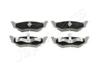 Bromsbeläggssats, skivbroms PP-016AF Japanparts