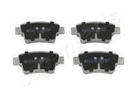 Bromsbeläggssats, skivbroms PP-0201AF Japanparts