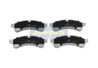 Bromsbeläggssats, skivbroms PP-0219AF Japanparts