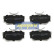 Bromsbeläggssats, skivbroms PP-0301AF Japanparts