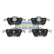 Bromsbeläggssats, skivbroms PP-0317AF Japanparts