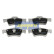 Bromsbeläggssats, skivbroms PP-0511AF Japanparts