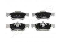 Bromsbeläggssats, skivbroms PP-0515AF Japanparts
