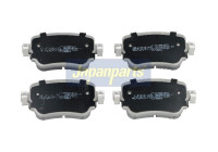 Bromsbeläggssats, skivbroms PP-0900AF Japanparts