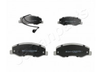 Bromsbeläggssats, skivbroms PP-106AF Japanparts