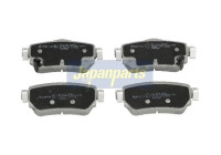 Bromsbeläggssats, skivbroms PP-107AF Japanparts