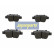 Bromsbeläggssats, skivbroms PP-200AF Japanparts, miniatyr 2