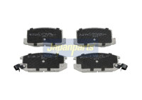 Bromsbeläggssats, skivbroms PP-204AF Japanparts