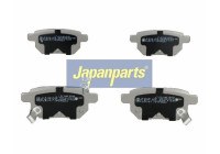 Bromsbeläggssats, skivbroms PP-214AF Japanparts