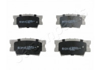 Bromsbeläggssats, skivbroms PP-218AF Japanparts