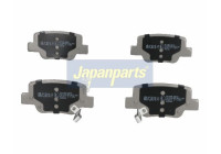 Bromsbeläggssats, skivbroms PP-224AF Japanparts