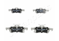 Bromsbeläggssats, skivbroms PP-225AF Japanparts