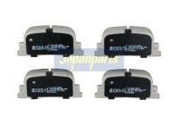 Bromsbeläggssats, skivbroms PP-231AF Japanparts