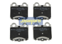 Bromsbeläggssats, skivbroms PP-260AF Japanparts