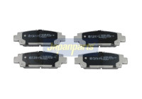 Bromsbeläggssats, skivbroms PP-265AF Japanparts
