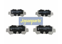 Bromsbeläggssats, skivbroms PP-313AF Japanparts
