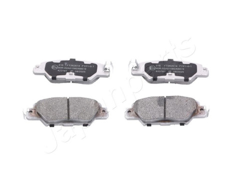 Bromsbeläggssats, skivbroms PP-318AF Japanparts