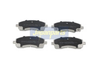 Bromsbeläggssats, skivbroms PP-509AF Japanparts