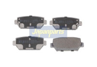 Bromsbeläggssats, skivbroms PP-516AF Japanparts