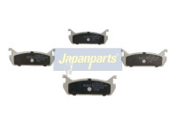 Bromsbeläggssats, skivbroms PP-601AF Japanparts