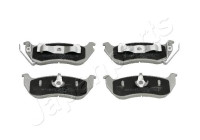 Bromsbeläggssats, skivbroms PP-904AF Japanparts