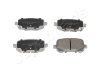 Bromsbeläggssats, skivbroms PP-905AF Japanparts