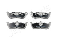 Bromsbeläggssats, skivbroms PP-912AF Japanparts