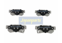 Bromsbeläggssats, skivbroms PP-H04AF Japanparts