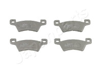Bromsbeläggssats, skivbroms PP-MC08 Japanparts
