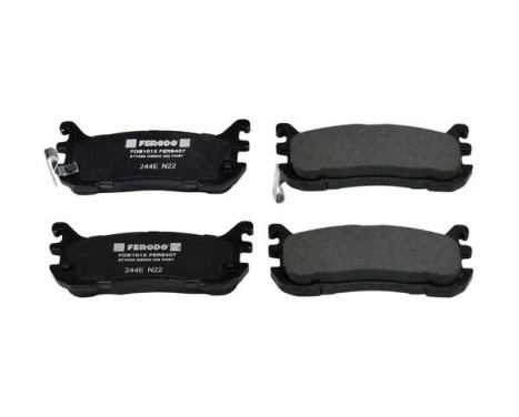 Bromsbeläggssats, skivbroms PREMIER ECO FRICTION FDB1012 Ferodo, bild 4
