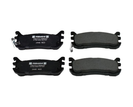Bromsbeläggssats, skivbroms PREMIER ECO FRICTION FDB1012 Ferodo, bild 3