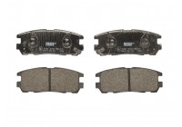 Bromsbeläggssats, skivbroms PREMIER ECO FRICTION FDB1017 Ferodo