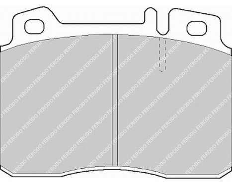 Bromsbeläggssats, skivbroms PREMIER ECO FRICTION FDB1037 Ferodo, bild 2
