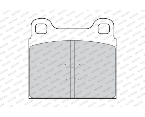 Bromsbeläggssats, skivbroms PREMIER ECO FRICTION FDB105 Ferodo, bild 4
