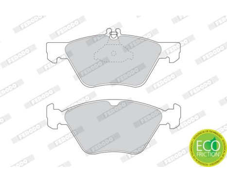 Bromsbeläggssats, skivbroms PREMIER ECO FRICTION FDB1050 Ferodo, bild 4