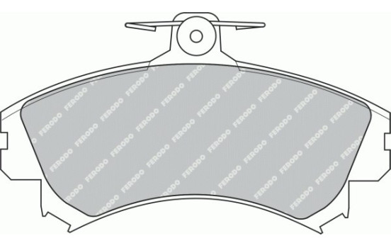 Bromsbeläggssats, skivbroms PREMIER ECO FRICTION FDB1093 Ferodo, bild 2