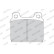 Bromsbeläggssats, skivbroms PREMIER ECO FRICTION FDB11 Ferodo, miniatyr 4