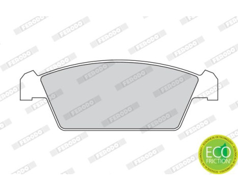 Bromsbeläggssats, skivbroms PREMIER ECO FRICTION FDB1108 Ferodo, bild 3