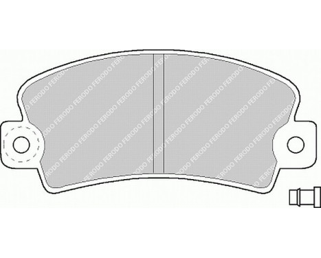 Bromsbeläggssats, skivbroms PREMIER ECO FRICTION FDB113 Ferodo, bild 2