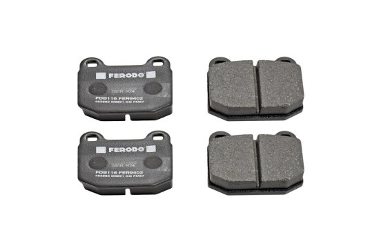 Bromsbeläggssats, skivbroms PREMIER ECO FRICTION FDB116 Ferodo