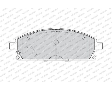 Bromsbeläggssats, skivbroms PREMIER ECO FRICTION FDB1263 Ferodo, bild 4