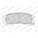 Bromsbeläggssats, skivbroms PREMIER ECO FRICTION FDB1264 Ferodo, miniatyr 4