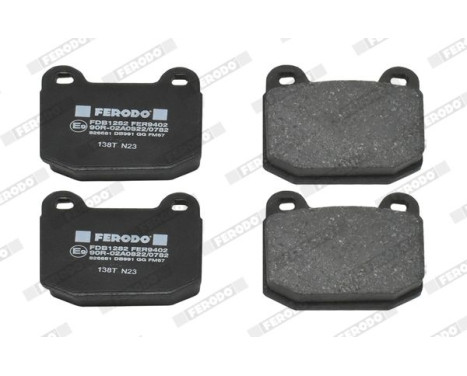 Bromsbeläggssats, skivbroms PREMIER ECO FRICTION FDB1282 Ferodo, bild 4