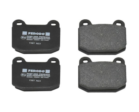Bromsbeläggssats, skivbroms PREMIER ECO FRICTION FDB1282 Ferodo, bild 2