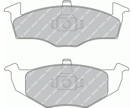 Bromsbeläggssats, skivbroms PREMIER ECO FRICTION FDB1288 Ferodo, bild 2