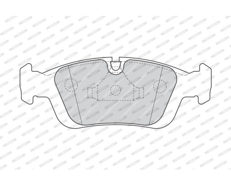 Bromsbeläggssats, skivbroms PREMIER ECO FRICTION FDB1300 Ferodo, bild 4