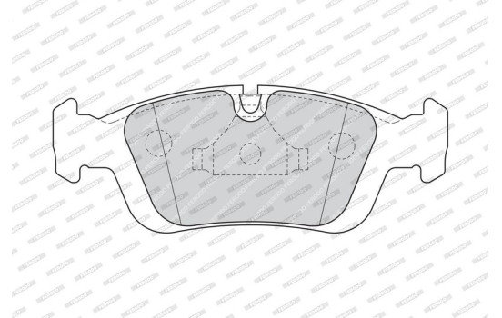 Bromsbeläggssats, skivbroms PREMIER ECO FRICTION FDB1300 Ferodo, bild 4