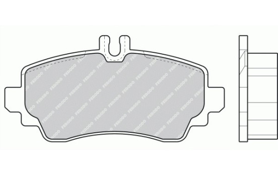 Bromsbeläggssats, skivbroms PREMIER ECO FRICTION FDB1303 Ferodo, bild 2