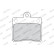 Bromsbeläggssats, skivbroms PREMIER ECO FRICTION FDB1310 Ferodo, miniatyr 4